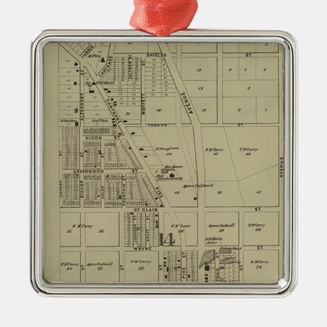 Adorno Metálico Corryville, Ohio (Frente)