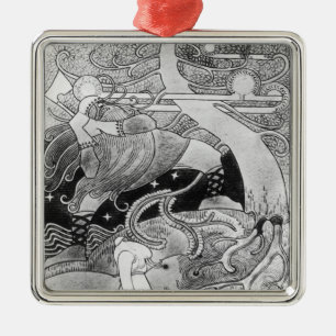 Adorno Metálico Cortan el enorme roble