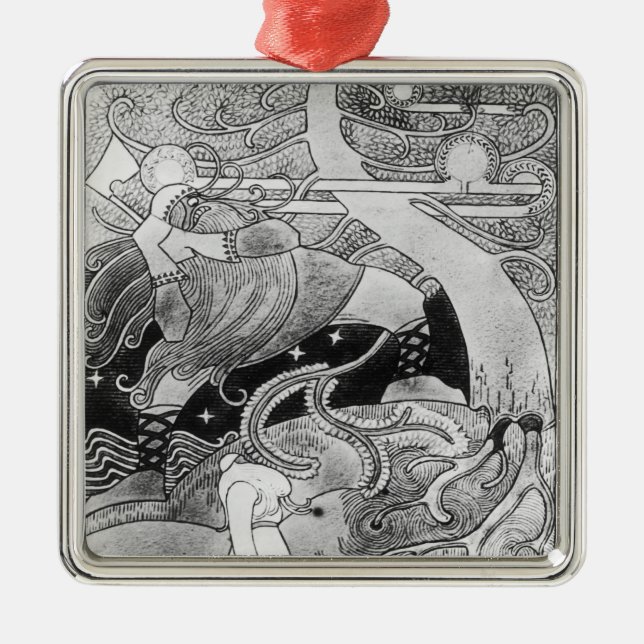 Adorno Metálico Cortan el enorme roble (Frente)