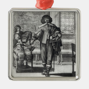 Adorno Metálico Cortesano después del decreto real pasado