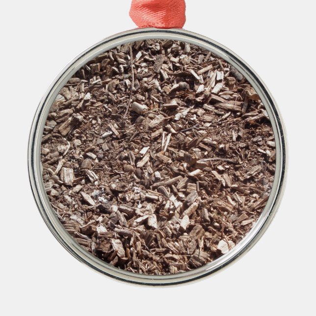 Adorno Metálico Corteza de árbol, naturaleza, marrón (Frente)