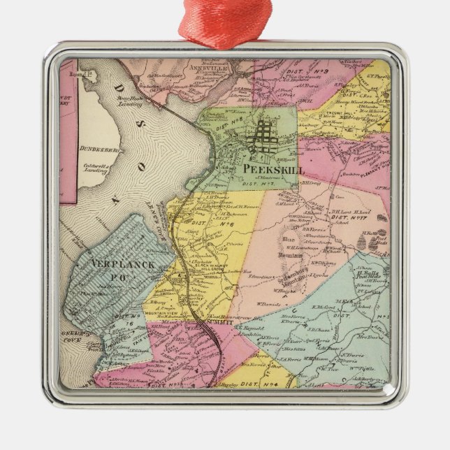 Adorno Metálico Cortlandt, ciudad (Frente)