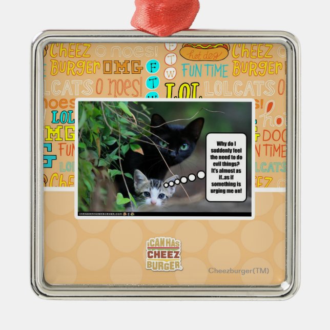 Adorno Metálico cosas malvadas (Frente)