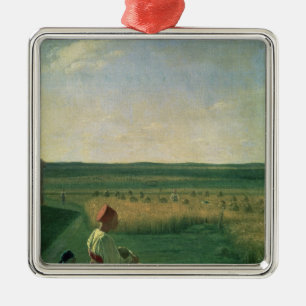 Adorno Metálico Cosechando en verano, 1820s