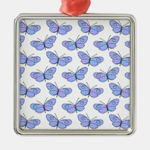 Adorno Metálico Cosmic Butterfly Pattern
