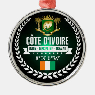 Adorno Metálico Costa de Marfil