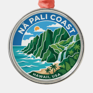 Adorno Metálico Costa de Nā Pali Kauai Hawaii EE. UU.