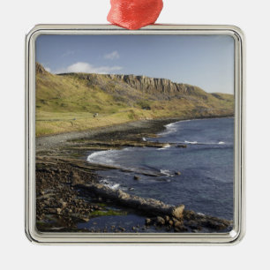 Adorno Metálico Costa en Duntulm, Isla de Skye, Escocia, Unido