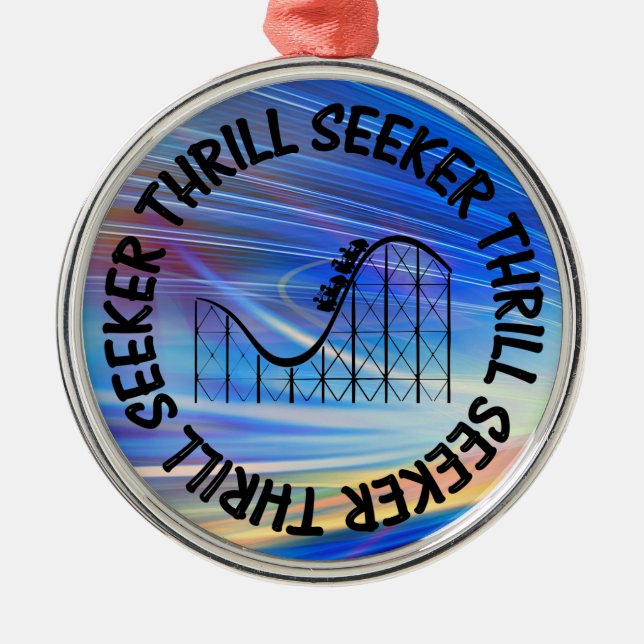 ADORNO METÁLICO COSTERA DEL ROLLER DE THRILL SEEKER (Frente)