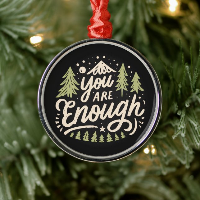 Adorno Metálico Cotizaciones de salud mental para bosques de monta (Árbol)