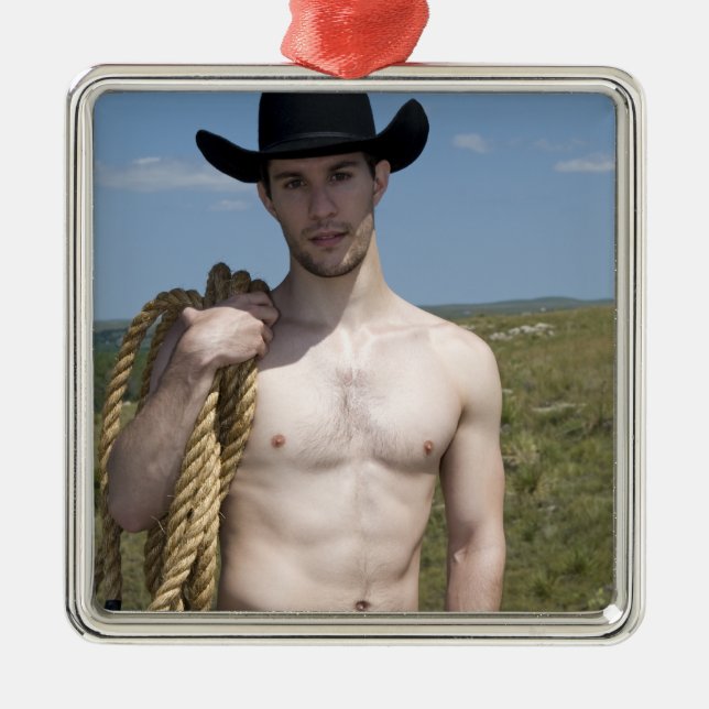 Adorno Metálico Cowboy 15974-RA (Frente)