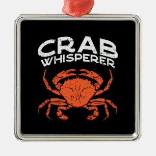 Adorno Metálico Crab Whisperer Vintage