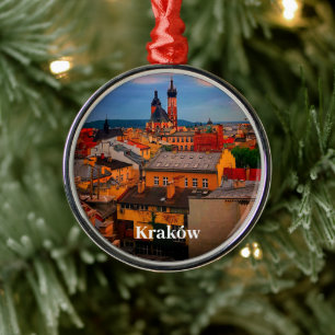 Adorno Metálico Cracovia Europa Polonia Polska Casco Antiguo