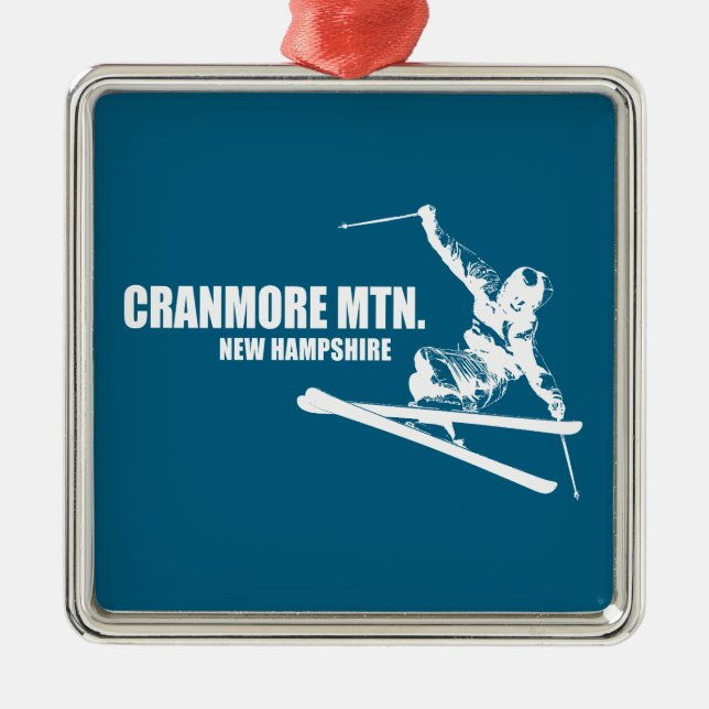 Adorno Metálico Cranmore Mountain Resort New Hampshire Skip (Frente)