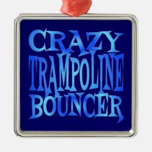 Adorno Metálico Crazy Trampoline Bouncer