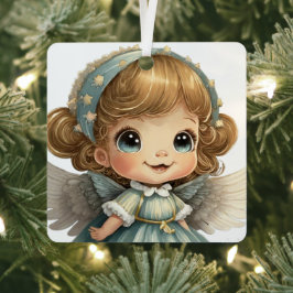 Adorno Metálico Crea el primer ángel Chica de Navidades de tu prop