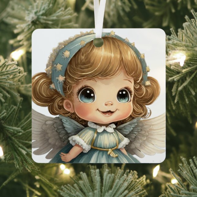 Adorno Metálico Crea el primer ángel Chica de Navidades de tu prop (in situ)