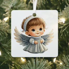 Adorno Metálico Crea tu propio Angel de Navidades Adorables