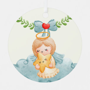 Adorno Metálico Crea tu propio Ángel de Navidades de Sueño Cuto