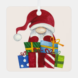 Adorno Metálico Crea tu propio Gnome de navidad y regalos