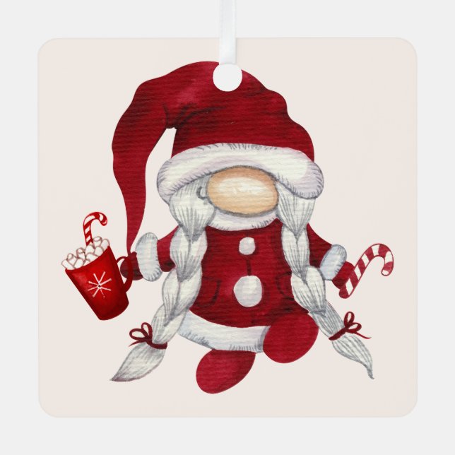 Adorno Metálico Crea tu propio hogar de Navidades de cacao (Anverso)