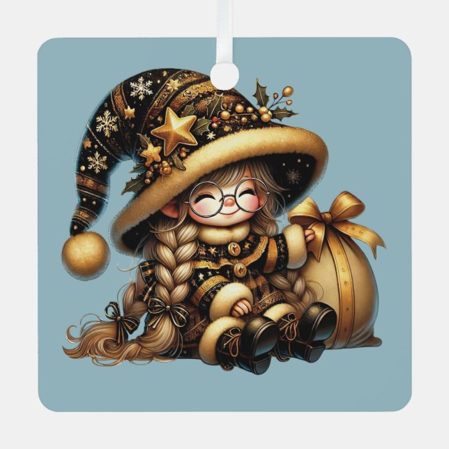 Adorno Metálico Crea tu propio hogar de Navidades mágicos y alegre (Anverso)