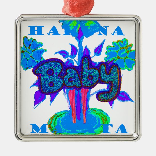 Adorno Metálico Crea tu propio lindo Purpurina bebé (Frente)