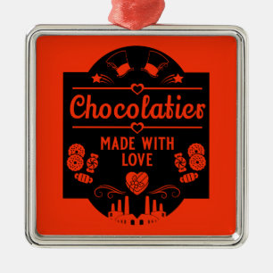 Adorno Metálico Creador de chocolate