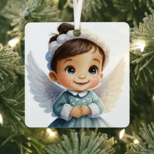 Adorno Metálico Crear el primer ángel feliz de tu propio bebé