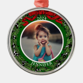 Adorno Metálico Crear su propio monograma de fotografía familiar