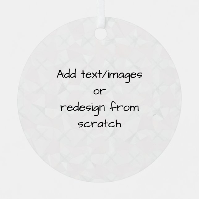 Adorno Metálico Crear su propio personalizado (Anverso)