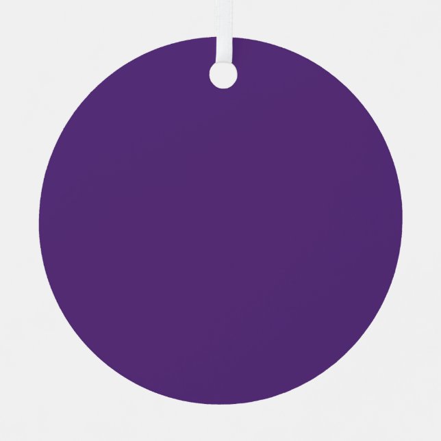 Adorno Metálico Crear tu propio púrpura (Anverso)