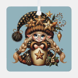 Adorno Metálico Crear tus propios Navidades mágicos Gnome Cocoa