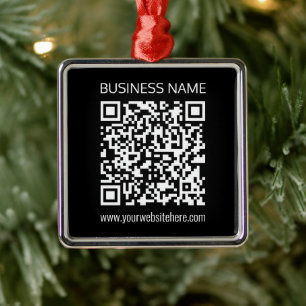 Adorno Metálico Crear un código QR instantáneamente con la direcci