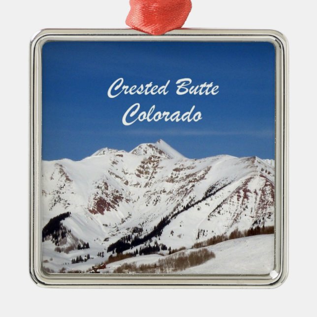 Adorno Metálico Crested Butte, Colorado (Frente)