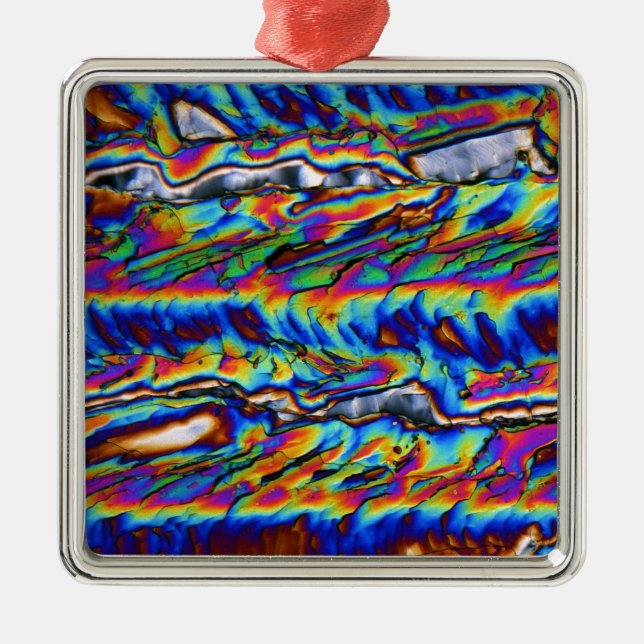 Adorno Metálico Cristales del acetato del cinc debajo del (Frente)