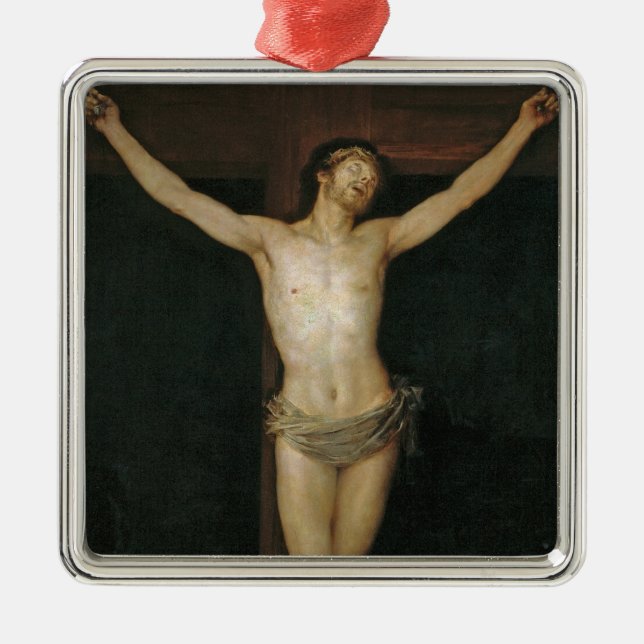 Adorno Metálico Cristo crucificado (Jesús en la cruz) (de Goya) (Frente)