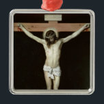 Adorno Metálico Cristo en la cruz, c.1630<br><div class="desc">Número de colección de la imagen:  XJL44945 Cristo en la cruz,  c.1630 (aceite en lona). Velázquez,  1599-1660) aceites de Diego Rodriguez de Silva y (en lona. Prado,  Madrid,  España.  17mo</div>