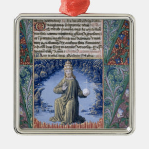 Adorno Metálico Cristo en majestad