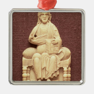 Adorno Metálico Cristo enthroned, bizantino, 10-11mo siglo