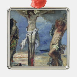 Adorno Metálico Cristo entre los dos ladrones, c.1870