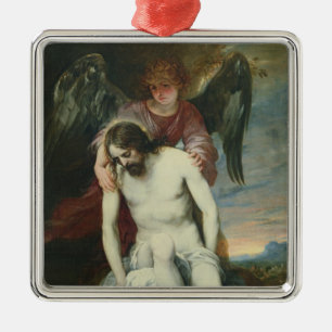 Adorno Metálico Cristo muerto apoyado por un ángel, c.1646-52