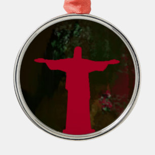 Adorno Metálico Cristo Redentor ~ rio de janeiro . brasil