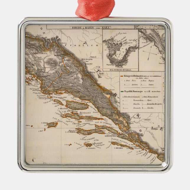 Adorno Metálico Croacia (Frente)