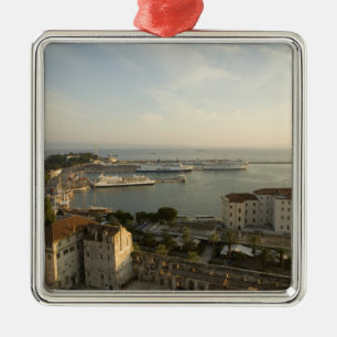 Adorno Metálico Croacia, Dalmacia, Split. Vista de Riva