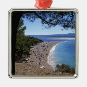 Adorno Metálico Croacia, isla de Brac, Bol, playa Golden Cape