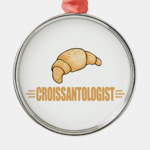 Adorno Metálico Croissant gracioso