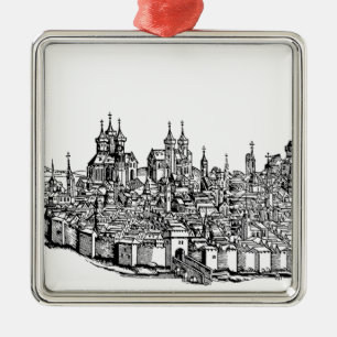 Adorno Metálico Crónica Premium Medieval de Erfurt de Turingia Art