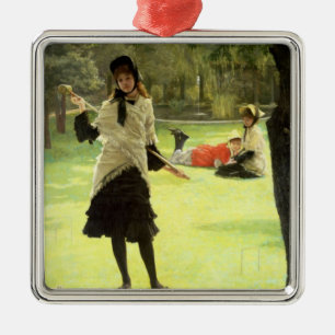 Adorno Metálico Croquet de James Tissot el  , c.1878