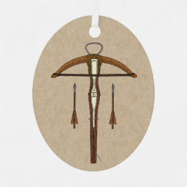 Adorno Metálico Crossbow medieval con pernos